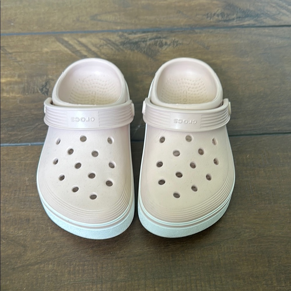 Kids Pink Crocs Clogs